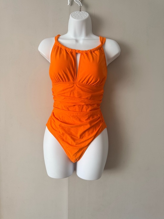 Orange One-Piece Swimsuit - Picture 3 of 4